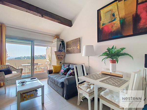 LES ISSAMBRES T3 VUE MER PLAGES PARKING PISCINE