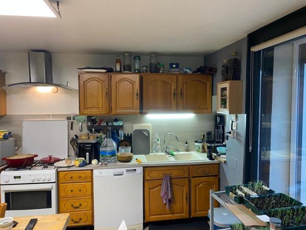 maison de village, rénovée, avec un chauffage aux bois