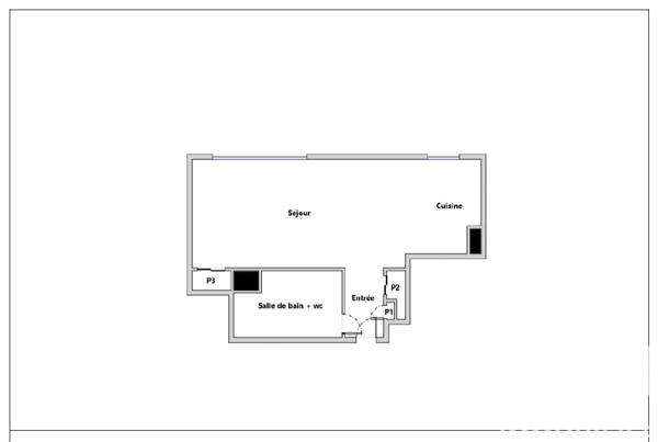 Studio à vendre 33,8 m² Vélizy-Villacoublay
