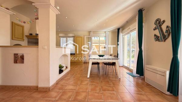 ARGELES-SUR-MER, BELLE VILLA, T4 AVEC GRAND GARAGE ET GRAND TERRAIN