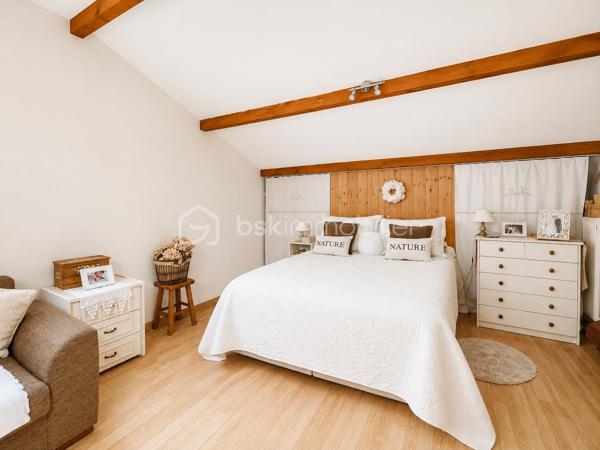 Vous recherchez une maison où poser vos valises sans travaux, profiter d'une piscine en toute intimité et offrir à votre famille un cadre de vie serein ? Cette maison est faite pour vous.
Nichée au fond d'une impasse résidentielle, cette maison contemporaine de 2008 (mitoyenne d'un coté par le garage) d'environ 120m² (110m² Carrez), conçue par un architecte local, séduit dès les premiers instants par son ambiance chaleureuse, sa luminosité exceptionnelle et ses prestations de qualité.

Dès l'entrée, un hall accueillant avec dressing et toilettes invités ouvre sur un superbe espace de vie d'environ 48m². La pièce principale bénéficie d'une triple exposition Est, Sud et Ouest, offrant une luminosité remarquable à toute heure de la journée. Les larges ouvertures prolongent naturellement l'espace vers le jardin et la piscine.
Dans le prolongement du séjour, une élégante véranda chauffée et isolée de 11m² devient une véritable pièce de vie supplémentaire, idéale pour profiter du jardin été comme hiver.
Côté confort, tout a été pensé pour votre bien-être : chauffage au sol par pompe à chaleur, cheminée contemporaine à l'éthanol, excellente performance énergétique classée A et panneaux photovoltaïques permettant de réduire significativement les dépenses énergétiques.
À l'étage, l'espace nuit accueille trois belles chambres, une salle de bains ainsi qu'un second toilette avec rangements. À l'écart, la suite parentale d'environ 25m² offre un espace privilégié, propice au calme et à l'intimité.

Un extérieur conçu pour profiter pleinement : à l'abri des regards et sans aucun vis-à-vis, le terrain plat et joliment arboré de 365m² invite à la détente. Vous profiterez d'une belle terrasse et d'une piscine chauffée par pompe à chaleur (7 x 3,5 m), véritable espace de vie aux beaux jours.

Les atouts qui font la différence :
- En fond d'impasse
- Piscine chauffée sans vis-à-vis
- 4 chambres dont un vaste espace parental
- Pièce de vie lumineuse avec triple exposition
- Véranda chauffée et isolée
- Chauffage au sol par pompe à chaleur
- Panneaux photovoltaïques
- Excellente performance énergétique : Classe A
- Garage de 33m² et 2 stationnements privatifs
- Faible taxe foncière

Le compromis idéal entre calme résidentiel et praticité : accès rapide à l'A46, proximité de la future ligne BHNS reliant Trévoux à Lyon et de toutes les commodités pour simplifier votre quotidien.

Une maison moderne, économe et parfaitement entretenue, offrant un cadre de vie privilégié pour toute la famille.
Les visites s'effectuent exclusivement sur rendez-vous. Contactez-moi dès aujourd'hui pour découvrir cette jolie maison.