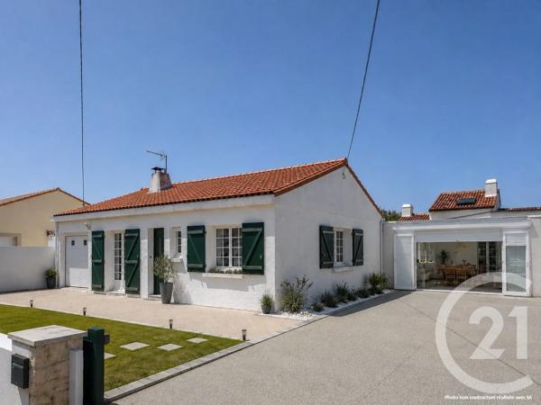 Maison à vendre  5 pièces - 91,71 m 2   BREM SUR MER  - 85
