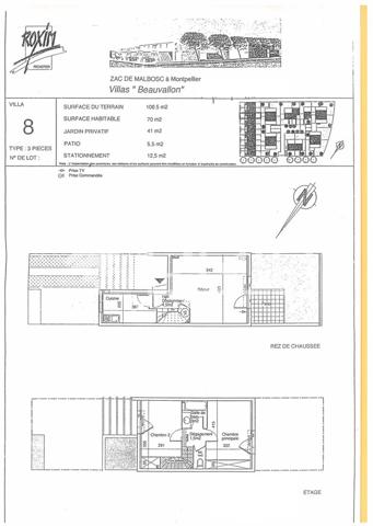 Maison/villa · Location Montpellier (34080) 3 pièces · 70m²