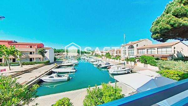 Appartement 2 pièces -Vue sur la Marina - Résidence piscine- place privative parking