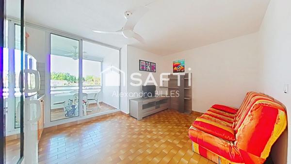 Appartement 2 pièces -Vue sur la Marina - Résidence piscine- place privative parking