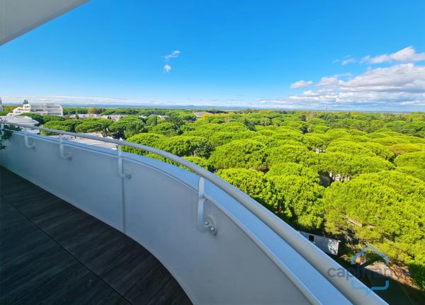 Appartement de prestige 3 pièces - Terrasse de 44m² VUE MER et triple exposition - Parking