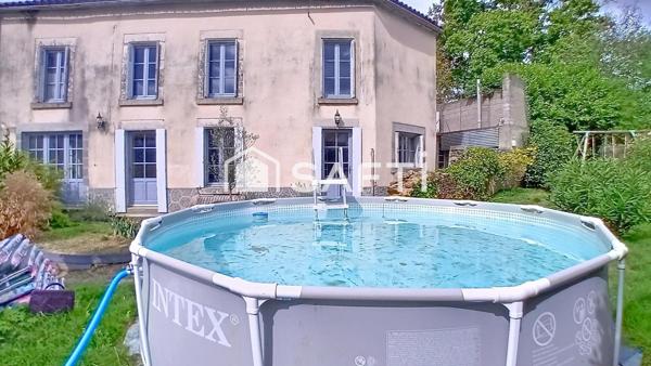 Maison pierre 4 / 5 chambres, terrain.