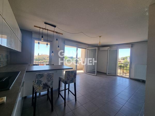 Les Grisettes T3  66 m2 clim chambres/séjour + balcon couvert 11m²