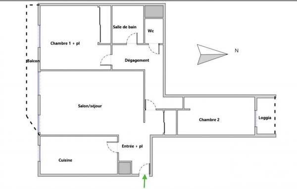 Appartement à vendre 3 pièces 71,33 m² Longjumeau