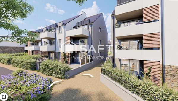 T3 neuf en VEFA – Balcon plein sud – Saint-Pol-de-Léon