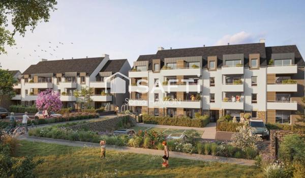 T3 neuf en VEFA – Balcon plein sud – Saint-Pol-de-Léon