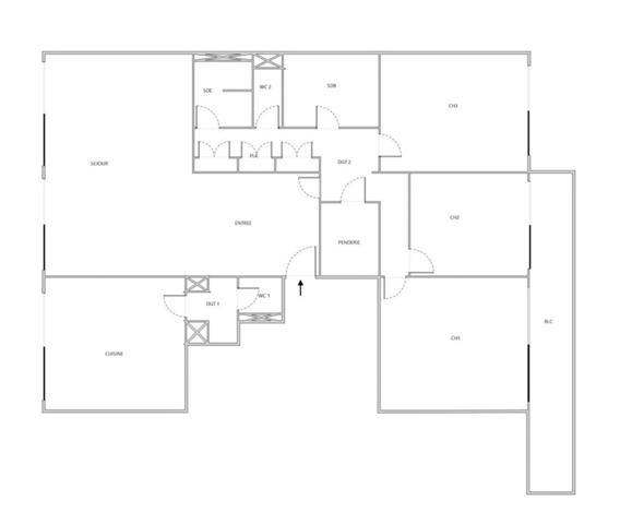 MARSEILLE 8EME — PRADO / LE GOYA — T5 TRAVERSANT 132 M² — VOLUMES RARES — BALCON FILANT — VUE PRADO & VÉLODROME — CAVE + PARKING COLLECTIF