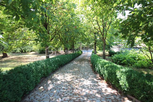 Dans le secteur de La Tourronde, à quelques minutes du centre de Gap, découvrez cette demeure de caractère implantée au cœur d’un vaste parc arboré.

Dès l’arrivée, la propriété séduit par son atmosphère : parc arboré, végétation généreuse, terrasses et piscine composent un extérieur intime, à l’abri des regards.

À l’intérieur, la maison a conservé une véritable personnalité. Les volumes, les ouvertures cintrées, les parquets, les éléments décoratifs et la cheminée monumentale en pierre donnent beaucoup de charme à l’ensemble.

La pièce de vie bénéficie d’une belle ouverture sur les extérieurs et communique naturellement avec les terrasses. La cuisine, indépendante et pleine de caractère, dispose elle aussi d’un accès direct vers le jardin.

L’espace nuit propose plusieurs chambres aux volumes confortables, certaines bénéficiant d’un accès extérieur, ainsi que les pièces d’eau nécessaires à une vie familiale.

Le bien dispose également d'un vaste sous-sol comprenant notamment un garage d'environ 63 m², un atelier et une cave à vin, offrant de véritables espaces complémentaires de stationnement et de rangement.

À l’extérieur, les différents espaces permettent de profiter du jardin au fil de la journée : grande terrasse, terrasse ombragée, piscine, bassin et parc arboré. Un puits et un système d’arrosage automatique complètent les équipements.

Le chauffage est assuré par une chaudière électrique et des radiateurs électriques ; la production d’eau chaude est également électrique. 

Une propriété singulière, destinée aux acquéreurs recherchant de beaux volumes, du caractère, de grands espaces annexes et un environnement végétalisé, tout en restant à proximité immédiate de Gap.