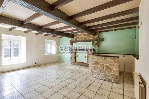 Vente longère en pierres 3 chambres Saint Aaron Lamballe Armor