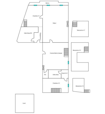 VENDU // À vendre Appartement T3 de 72m² à MARSEILLE 2E ARRONDISSEMENT