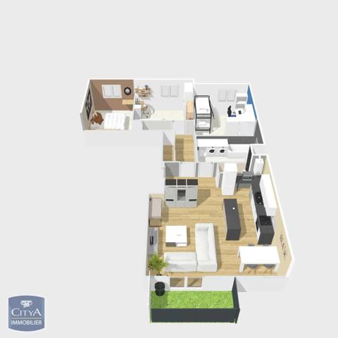 Appartement à vendre 4 pièces 80m² Grenoble (38100)