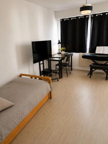 T2 35,32 m² – 8ᵉ étage – Parking – Vendu loué – Les Jardins du Prieuré