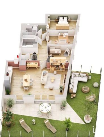 Appartement 4 pièces de 85 m² à Étiolles (91450)