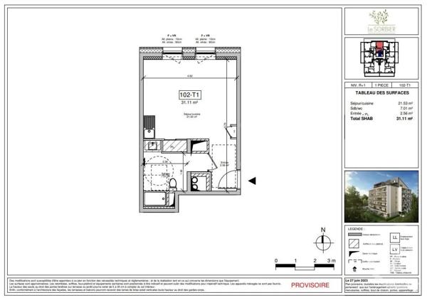 Appartement T2 à vendre  2 pièces - 37,05 m 2   GAP  - 05