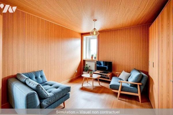 Appartement de 88 m2 habitables environ, situé au 5ème étage  d'une résidence avec ascenseur et...