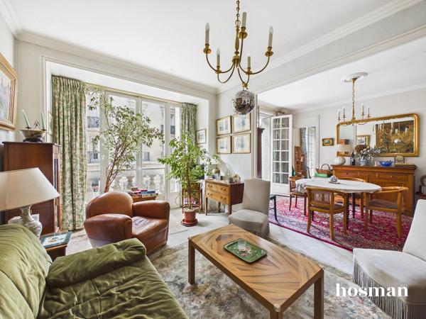 Appartement 4 pièces, 2 chambres de 82 m² avec double séjour traversant - Rue Mizon, Paris 15ème