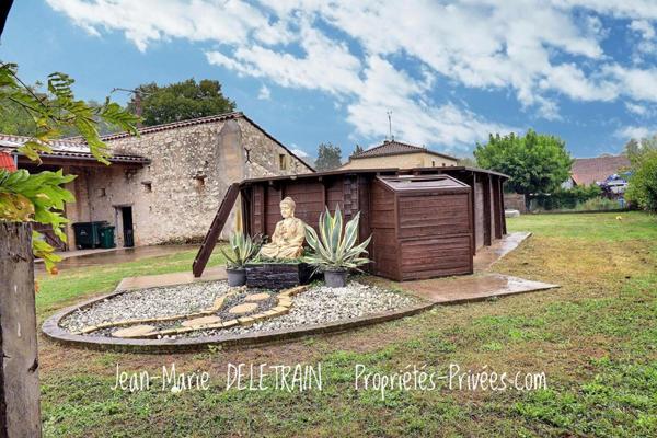 Périgourdine de 258 m² + dépendances 100 m² - Gare TER, commerces 5 min, Bordeaux 1h