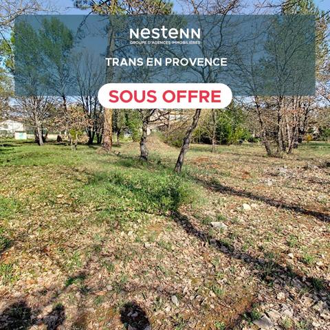 A VENDRE EN EXCLUSIVITÉ ! Terrain 531 m² à TRANS EN PROVENCE  - Lot A