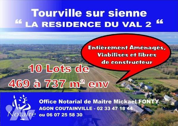 Lot N°5
Résidence du Val 2 à Tourville sur Sienne : terrain à bâtir dans une nouvelle résidenc...
