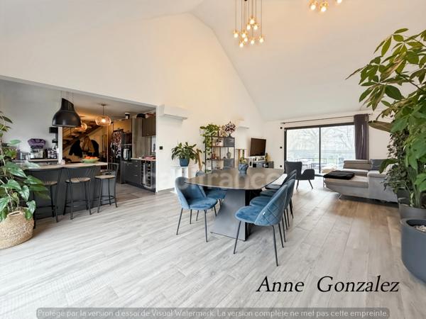 SAINT-DENIS-EN-VAL, à dix minutes d'Orléans à vendre superbe Maison contemporaine avec jardin de 1000m2 sans vis-à-vis, piscine chauffée et garage attenant