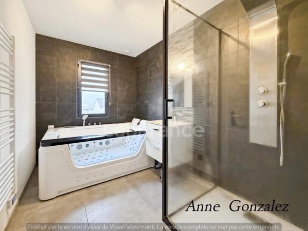 SAINT-DENIS-EN-VAL, à dix minutes d'Orléans à vendre superbe Maison contemporaine avec jardin de 1000m2 sans vis-à-vis, piscine chauffée et garage attenant