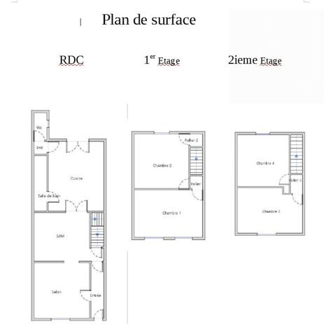 GROS POTENTIEL – 110 m² – 4 chambres – jardin + garage possible