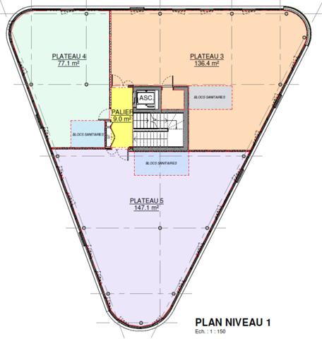 Bureaux La Pardieu 650 m2 divisible - Pro Immo