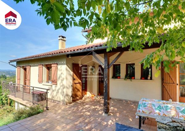 Sur les hauteurs de Figeac, maison de 150m2 avec jardin 3.000m2
