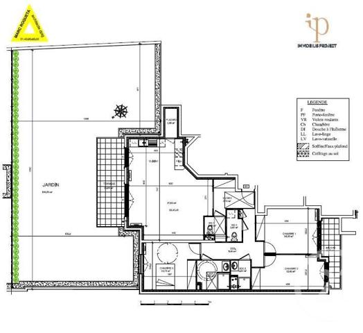 Appartement F4 à vendre  4 pièces - 107,07 m2 ST MAUR DES FOSSES - 94