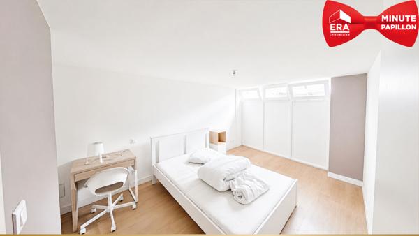 À louer : Grande chambre meublée dans appartement 7 pièces à Bègles, secteur Pont Simone Veil
