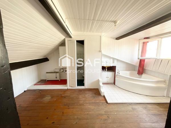 Studio mansardé 44m2 habitable - boulevard Stalingrad - calme, lumière et vue dégagée