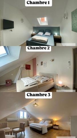 CHAMBRES A LOUER / Blois quartier administratif  / loyer TOUTES CHARGES COMPRISES / Appartement meublé 72 m²