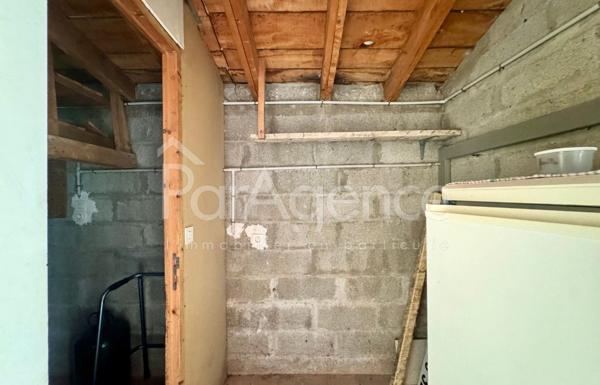 Maison plain-pied 3 chambres. Jardin clos.
