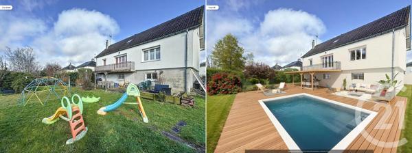 Maison à vendre  6 pièces - 123 m 2   LAMOTTE BEUVRON  - 41