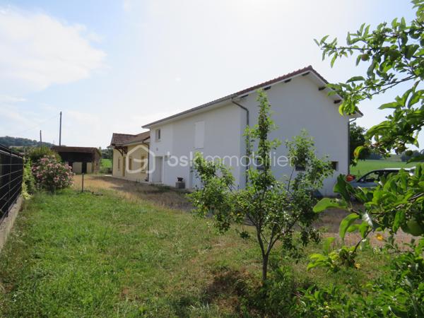 Dans le Gers (32), sur la commune de Projan, idéalement située entre Garlin et Aire-sur-l'Adour, découvrez cette belle maison ancienne entièrement rénovée, offrant un cadre de vie paisible en pleine campagne, sans aucun vis-à-vis.

Dès l'entrée, vous serez séduits par ses volumes généreux, sa luminosité traversante et le confort de ses prestations. La pièce de vie principale se compose d'une cuisine aménagée et équipée avec électroménager récent, ouverte sur un vaste séjour baigné de lumière grâce à ses grandes baies vitrées. Cet espace convivial donne directement accès à la terrasse et bénéficie d'un poêle à granulés pour un confort optimal.
La partie nuit comprend trois chambres avec placards intégrés, une salle d'eau récente et un WC indépendant. Une cuisine d'appoint/buanderie complète l'ensemble. 
Un premier garage attenant offre également la possibilité de créer facilement une chambre supplémentaire ou une suite parentale selon vos besoins.

Côté confort, aucun travaux n'est à prévoir : menuiseries PVC double vitrage, volets roulants électriques, poêle à granulés, convecteurs récents, toiture et ravalement en excellent état (récent), assainissement conforme. 
Son classement énergétique en D témoigne de ses bonnes performances.

Cette propriété se distingue également par son important potentiel d'évolution. Vous bénéficierez de près de 100 m² de combles aménageables, d'une dépendance de plus de 65 m² et d'un double garage de 38 m², offrant de nombreuses possibilités : atelier, stockage, activité professionnelle, logement complémentaire ou projet de gîte.
À l'extérieur, un terrain plat et entièrement clôturé de 2 408 m² accueille un agréable jardin arboré, un verger ainsi qu'un puits fonctionnel pour l'arrosage. Deux portails électriques facilitent l'accès à la propriété.
Une maison clé en main qui allie le charme de l'ancien, le confort moderne et un fort potentiel d'aménagement, dans un environnement privilégié de la campagne.

À visiter sans tarder !

Contactez Frédéric pour organiser votre visite