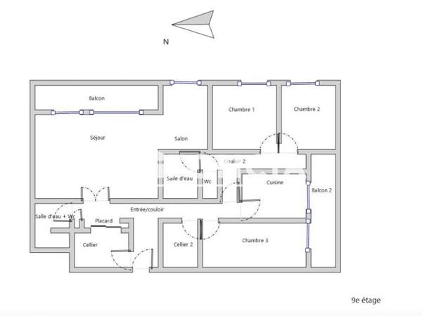À vendre Appartement 4 pièces 123 m² - Bourg-lès-valence 26500