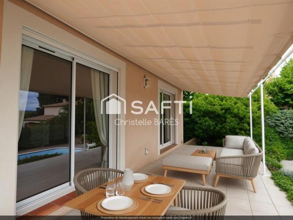 Maison indépendante 4 chambres- piscine- au calme absolu