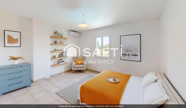 Maison indépendante 4 chambres- piscine- au calme absolu