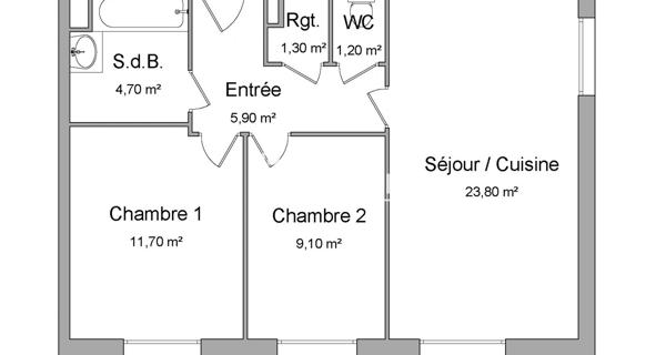 Location Appartement 3 pièces 57.7 m² - Montigny-lès-cormeilles 95370