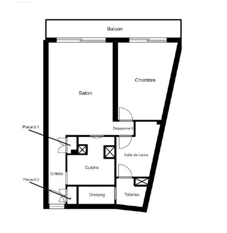 Appartement à vendre 2 pièces 53 m² Paris 18