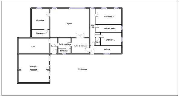 Maison ancienne de plein pied à rénover dans un secteur calme