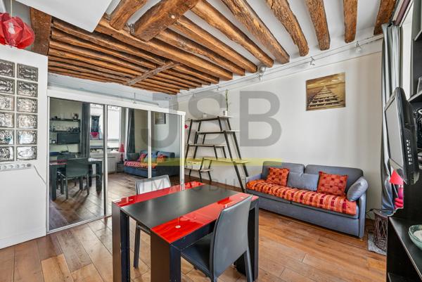 PARIS 2eme - SENTIER / CLERY - GRAND STUDIO AVEC MEZZANINE - 28 M2