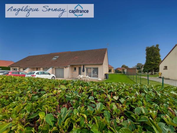 Investissement locatif – Bâtiment horizontal avec 3 appartements – Terrain 1 073 m² proche de LOUHANS (71)