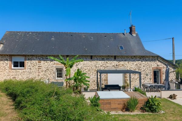 Maison de charme avec jardin paysager, jacuzzi et dépendances – 200 m² habitables
