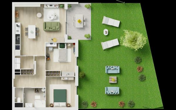 Appartement à vendre    3 pièces • 69,20 m2 Guilers